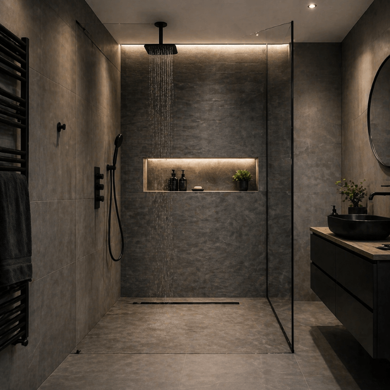 <center>Pose de douche � l'italienne</center>