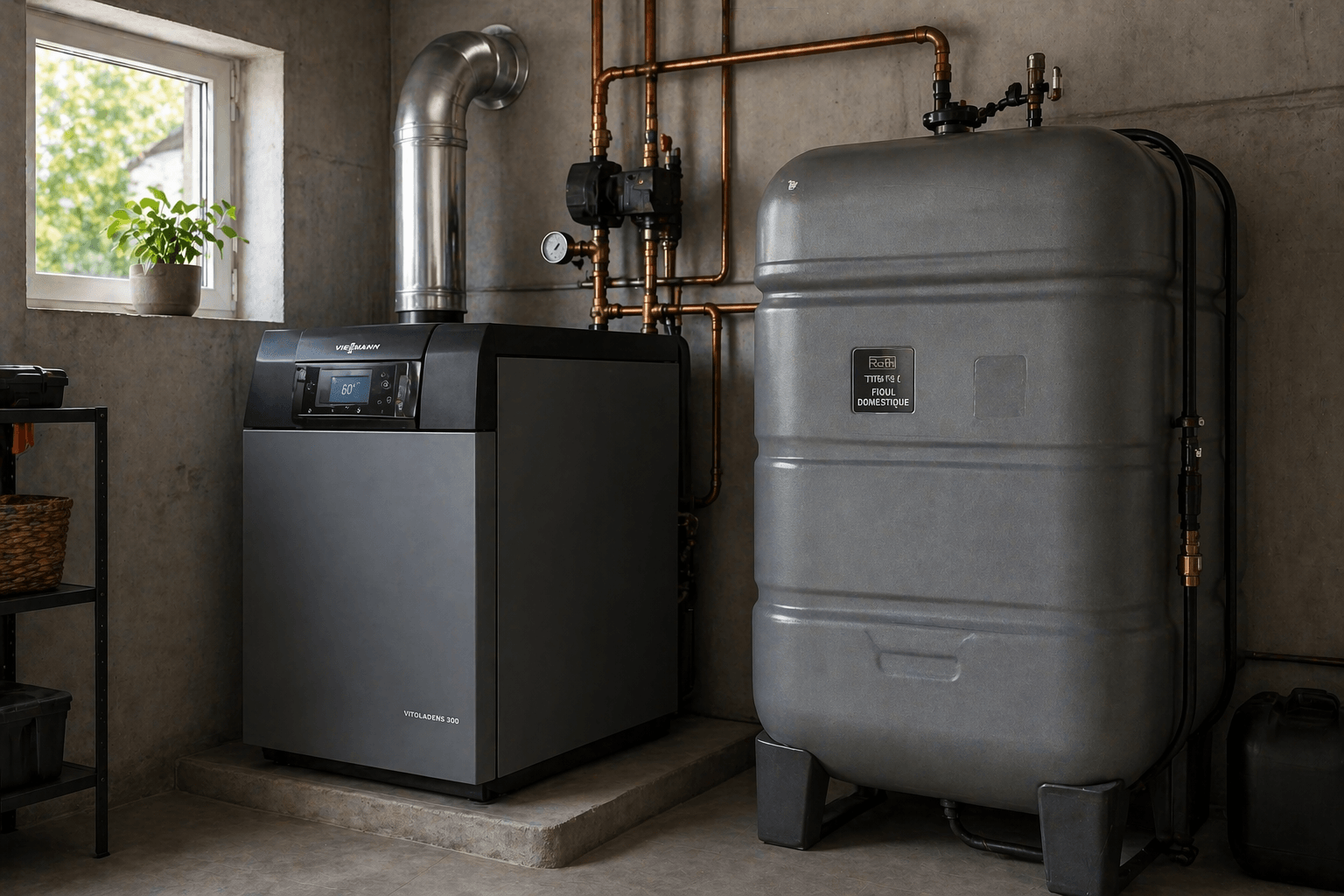 <center>Chaudi�re au fioul</center>